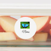 Einfaches farbiges Tier, das Foto mit dem Namen hi Etiketten (Befestigt)