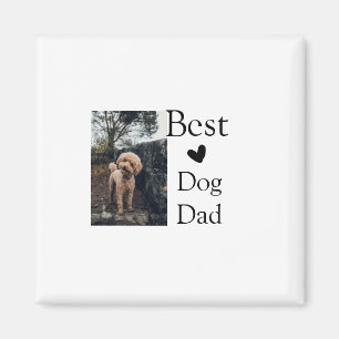 Einfaches farbiges Tier geben den Namen Foto Dog G Magnet