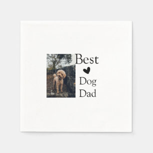 Einfaches farbiges Tier geben den Namen Foto Dog G Serviette