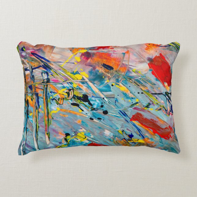 Einfaches Farbkissen Dekokissen (Vorderseite)