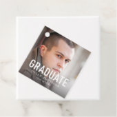 Einfaches, feines Abschluss Foto Graduate Geschenkanhänger (Beispiel)