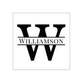 Einfaches, feines Single Anfangsbuchstaben Nr. 1 Gummistempel (Prägung)