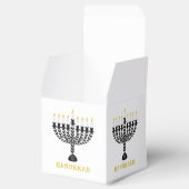 Einfaches Festival der Lichter Menorah Hanukkah Geschenkschachtel (Geöffnet)