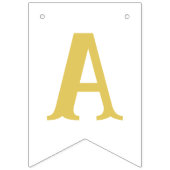 Einfaches Festival der Lichter Menorah Hanukkah Wimpelkette (Dritte Fahne)