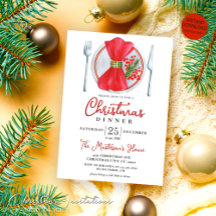 Einfaches festliches Weihnachtsessen