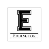 Einfaches fettes einzelnes Initialen-Monogramm Nam Gummistempel (Prägung)