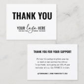 Einfaches Firmenlogo für das Branding Visitenkarte (Vorne/Hinten)