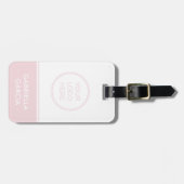 einfaches Firmenlogo Gepäckanhänger (Vorderseite horizontal)