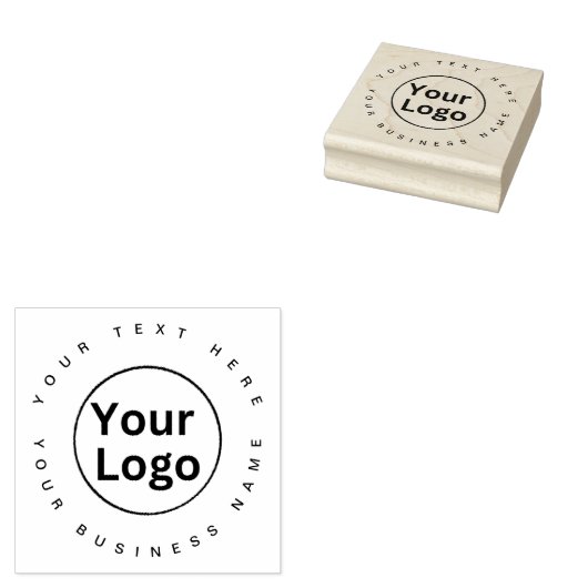 Einfaches Firmenlogo Gummistempel (Stempel)