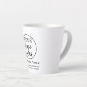 Einfaches Firmenlogo Milchtasse (Rechte Ecke)