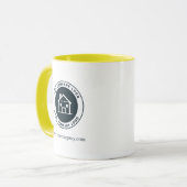 Einfaches Firmenlogo Mitarbeiter Swag Custom Tasse (Vorderseite Links)