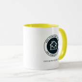 Einfaches Firmenlogo Mitarbeiter Swag Custom Tasse (VorderseiteRechts)