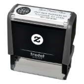 Einfaches Firmenlogo und Adresse Permastempel (Produkt)