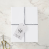 Einfaches Firmenlogo und individuelles QR-Code Des Geschenkanhänger (Mit Garn)