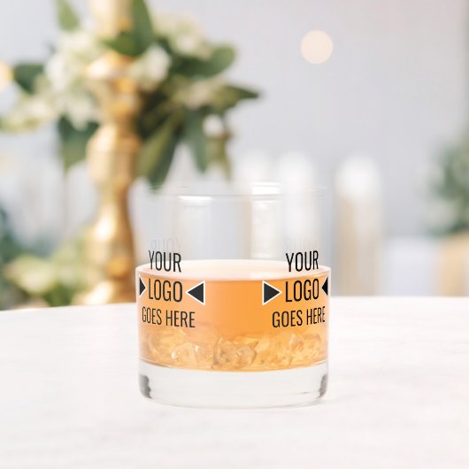 Einfaches Firmenlogo Whiskyglas (Insitu (Hochzeit))