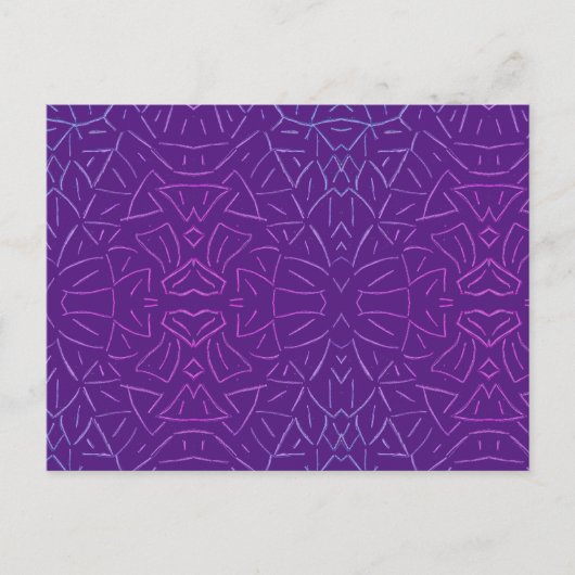 Einfaches Flattern Postkarte (Vorderseite)