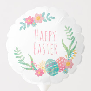 Einfaches florales Glück Ostern | Ballon