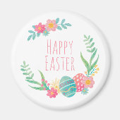 Einfaches florales Glück Ostern | Magnet (Vorne)