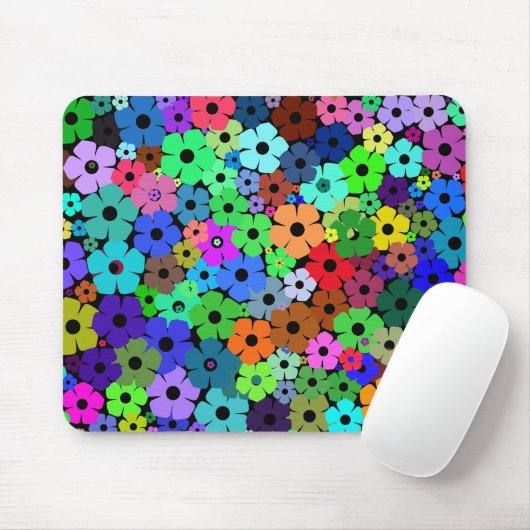 Einfaches florales Umfeld Mousepad (Mit Mouse)