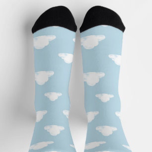 Einfaches Fluffiges Wolken Himmel Kinderzimmer Mus Socken