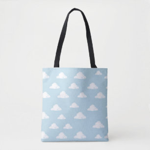 Einfaches Fluffiges Wolken Himmel Kinderzimmer Mus Tasche