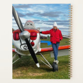 Einfaches Flugzeug des ersten Solo, Personalisiert Planer (Rückseite)