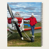 Einfaches Flugzeug des ersten Solo, Personalisiert Planer (Rückseite)