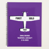 Einfaches Flugzeug des ersten Solo, Personalisiert Planer (Vorderseite)
