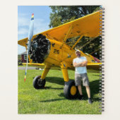 Einfaches Flugzeug des ersten Solo, Personalisiert Planer (Rückseite)