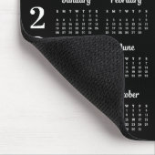 Einfaches Foto 2025 Kalender Benutzerdefiniert 12 Mousepad (Ecke)