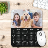 Einfaches Foto 2025 Kalender Benutzerdefiniert 12 Mousepad
