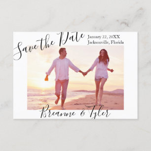 Einfaches Foto - 3x5 Save the Date Einladung