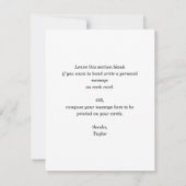 Einfaches Foto Abschluss Vielen Dank Mitteilungskarte (Rückseite)