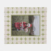 Einfaches Foto aus dem Mittelalter Fleecedecke (Vorderseite (Horizontal))