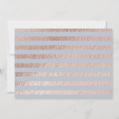 Einfaches Foto aus Gold und Blue Block Save the Da Date (Rückseite)