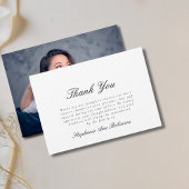 Einfaches Foto Beerdigung Beileid Vielen Dank Hinw Dankeskarte