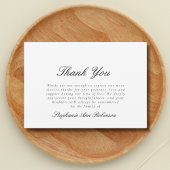 Einfaches Foto Beerdigung Beileid Vielen Dank Hinw Dankeskarte