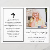 Einfaches Foto-Beerdigungsprogramm (Vorderseite)