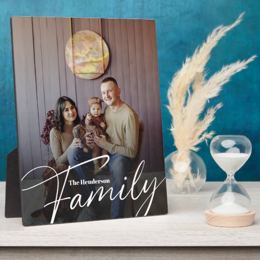 Einfaches Foto benutzerdefinierter Familie Fotoplatte (Seite)