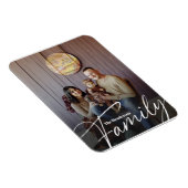 Einfaches Foto benutzerdefinierter Familie Magnet (Rechte Seite)