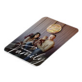 Einfaches Foto benutzerdefinierter Familie Magnet (Linke Seite)