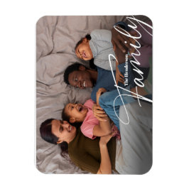 Einfaches Foto benutzerdefinierter Familie Magnet