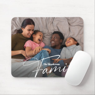 Einfaches Foto benutzerdefinierter Familie Mousepad