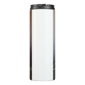 Einfaches Foto benutzerdefinierter Familie Thermosbecher (Rückseite)