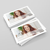 Einfaches Foto Beruflicher QR-Code Visitenkarte