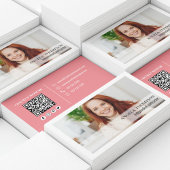 Einfaches Foto Beruflicher QR-Code Visitenkarte