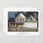 Einfaches Foto-Deck in den Hallen Ankündigungspostkarte (Vorne/Hinten)