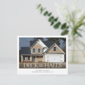 Einfaches Foto-Deck in den Hallen Ankündigungspostkarte (Stehend Vorderseite)