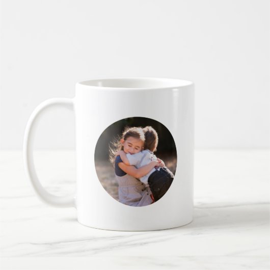 Einfaches Foto der Gewohnheits-2 rund Kaffeetasse (Links)
