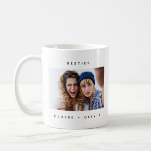 Einfaches Foto der modernen Besties Kaffeetasse
